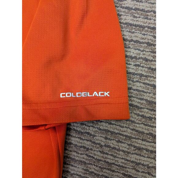 Under Armour HeatGear Men’s Golf Polo Shirt Medium Orange Performance Athletic - Picture 7 of 8